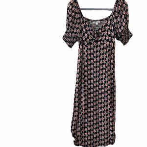 Mimi Chica maxi dress pink floral. Pheasant style. Size L